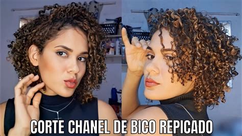 Cortei meu cabelo curto: chanel de bico cacheado .